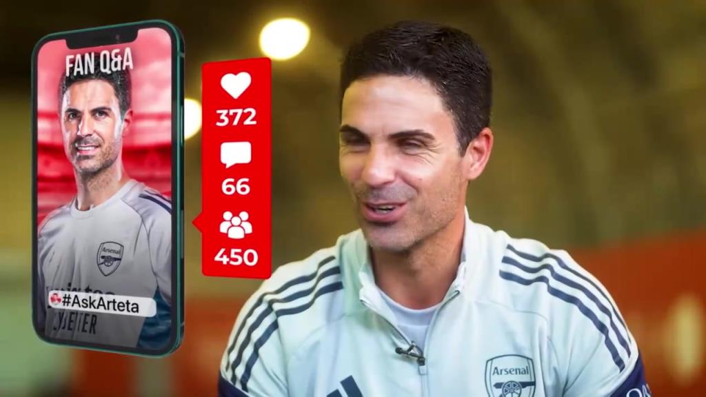 阿尔特塔回答球迷提问：我选择踢足球是因为可甩锅给其他十个队友